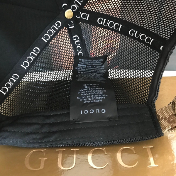 ブランド帽子角部分ディテール